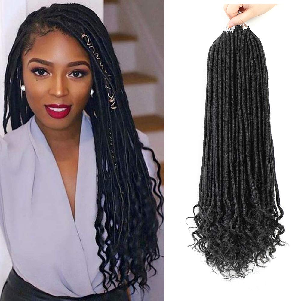 Wholesale Cheap Wavy Gypsy Locs Crochet Hair Extensions Gypsy Wave Locks Braiding Hair Ombre Color Synthetic Fiber Faux Locs