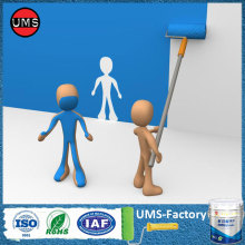 Using high gloss liquid latex paint