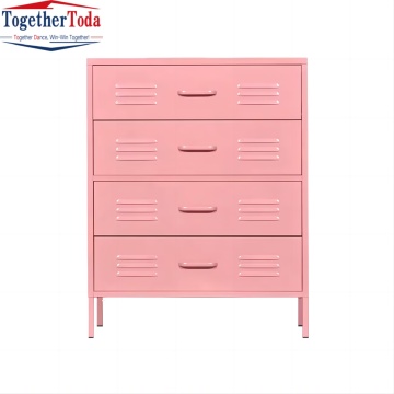 Home Metal 4 Drawers Storage Cabinet