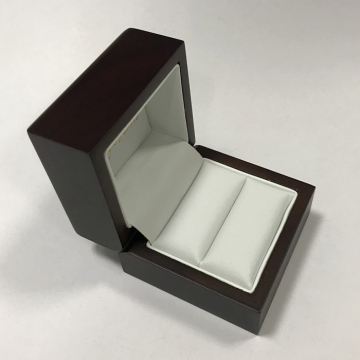 Logo Custom Wooden Jewelry Package Ring Box