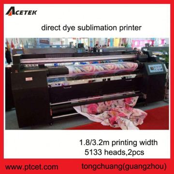 1.8m 5113 printhead roll to roll textile sublimation printer