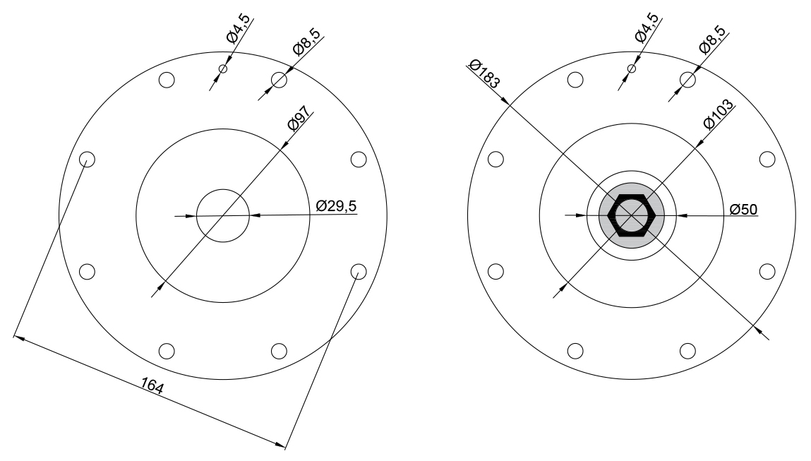 K5004 M1638A Buna Diaphragm Repair Kit