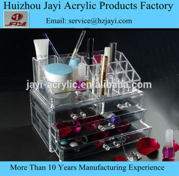 China supplier acrylic organizer box, acrylic makeup organizer box