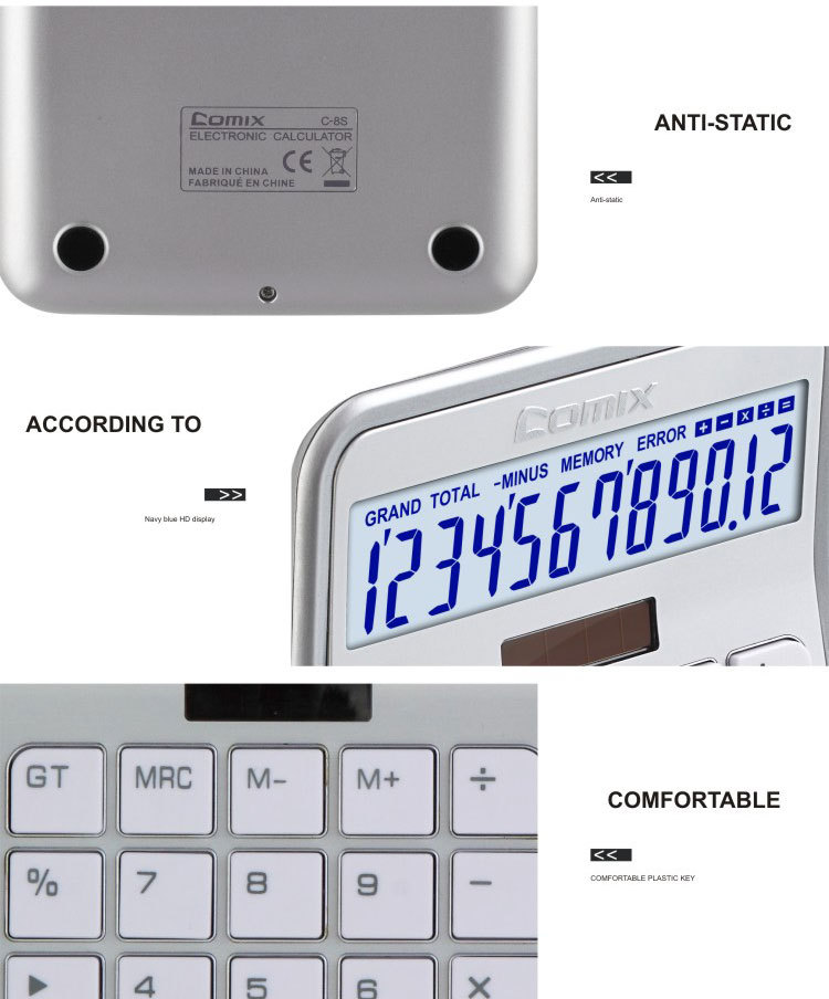 Fashion design 12 digits scientific calculator/promotional calculator/desk top calculator