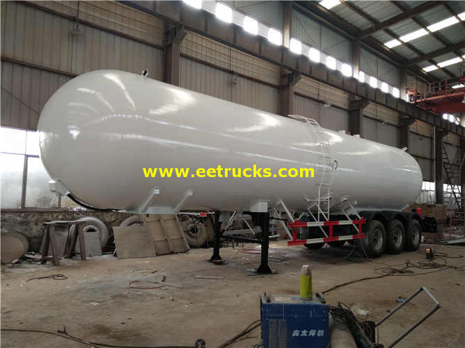 Tri-axle Propane Gas Trailer Tanks