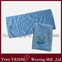 Microfiber emboridery hand towel
