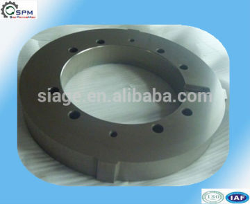 steel large part machining with grinding surface