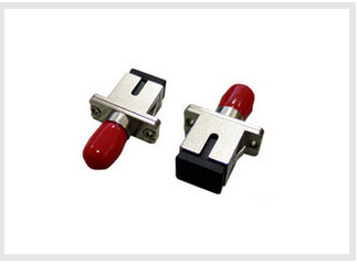 SC - ST Simplex Hybrid Fiber Optic Adapters