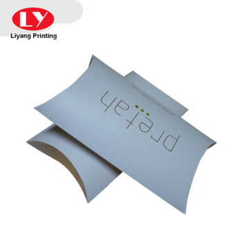 Extensión de cabello Embalaje de papel Box de almohada logotipo personalizado