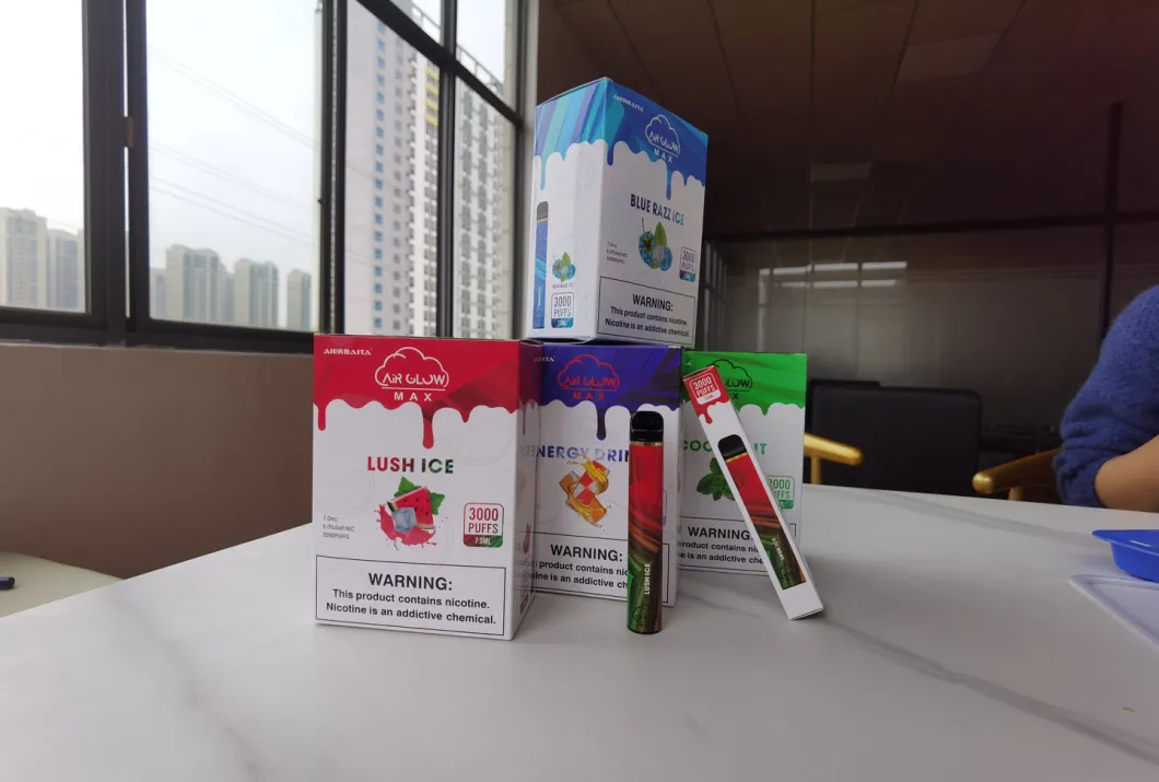 2021 Colorful 6ml Juice Ecig 3000 Puffs Disposable Vape