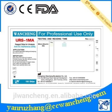 Wancheng urine microalbumin test strip, urinalysis testing