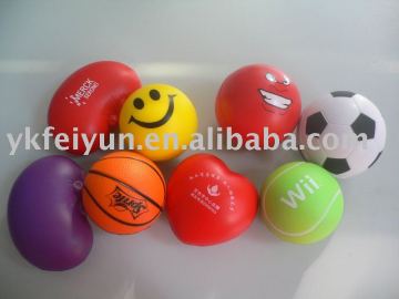 colorful PU ball with free samples of stress balls