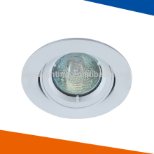 aluminum die casting adjustable european fashion shape white color spotlight indoor lighting