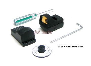 Auto Brightness Compact Red Dot Sight Rifle Scope