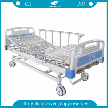 AG-BMS007 high quality three functions manual hospital bed came de hospital