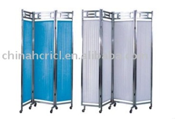 hospital medical Stainless steel folding screen