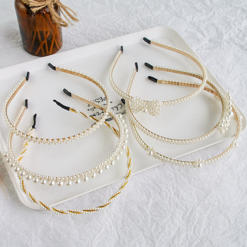 Pearls Hairbands Elegant Headband Women Headwear