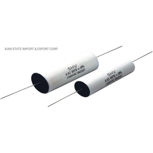 New Design Axial Type High Voltage Film Capacitor