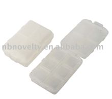 plastic pill box. travel pill case.,pill box with cutter