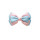 Double Fold ribbon Bow with contrast color