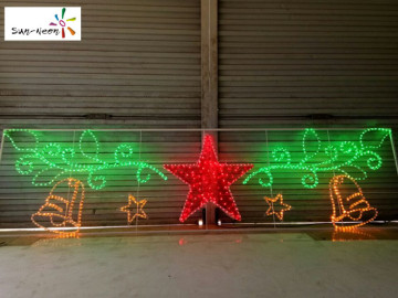 Electric pole decoration led xmas ornaments festival light