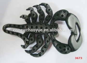 Various designs Fashion scorpion belt buckles