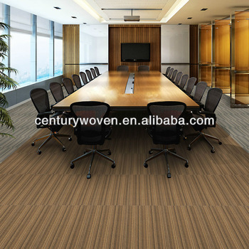 PVC backing commercial carpet tile