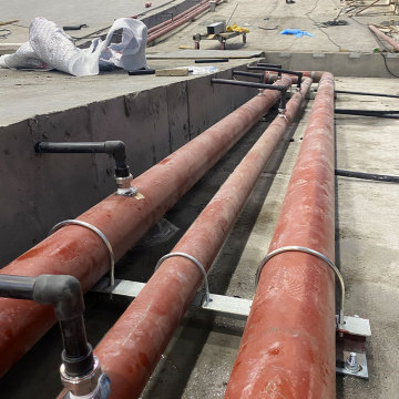 Ski Resort Construction Metal Main Pipes