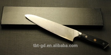 Handmade Fashion Design Damascus Knife with Mosaic Rivets Handle