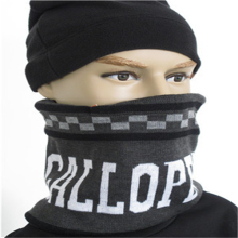 CROCHET JACQUARD NECK WARMER