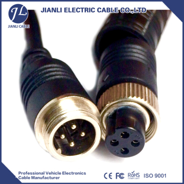 waterproof electrical butt 4 pin aviation extension cable