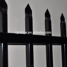 Black Powder Coated Cheap Wrought Iron Fence Panels For Sale