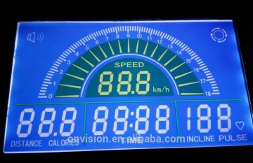 treadmill LCD display distance time calorie