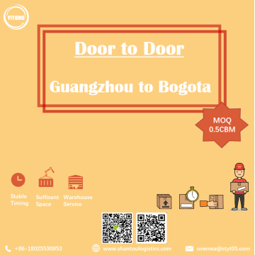 Service de porte à porte de Shenzhen à Bogata