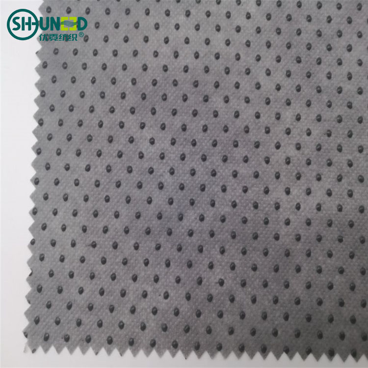 Anti Friction Polypropylene PP Dotted Spunbond Nonwoven Roll Fabric for Home Textile Doghouse Mattress