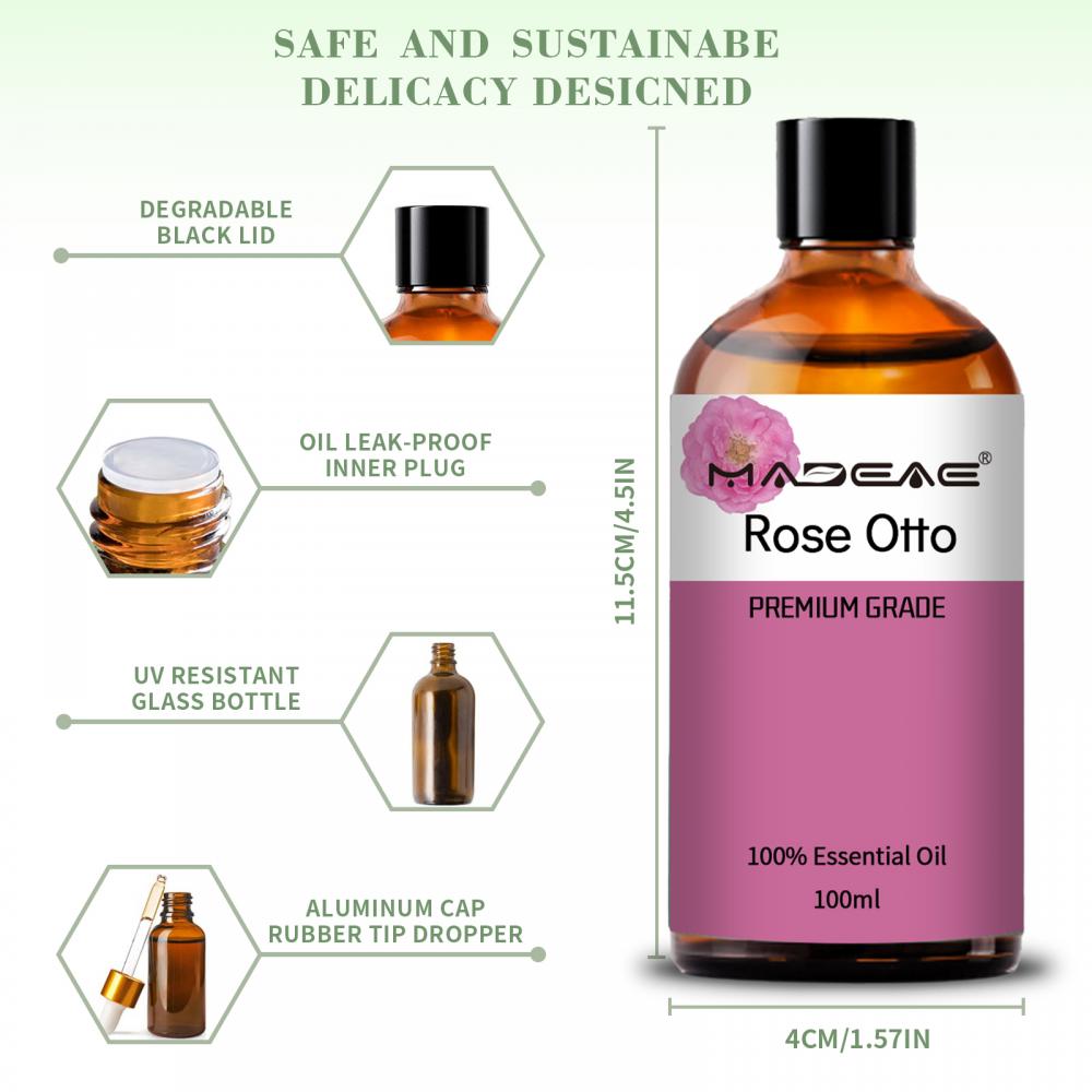 การปรับแต่งสำหรับน้ำมันหอมระเหย Rose Otto สำหรับปัญหาผิว