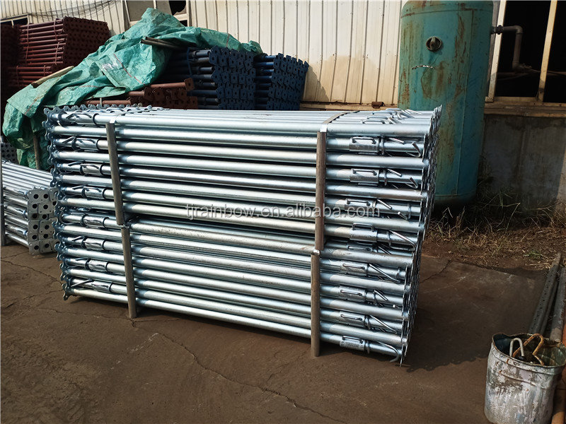 Construction material galvanized & painted adjustable scaffolding steel prop