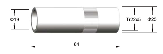 Buse de soudage P500A pour cylindrique