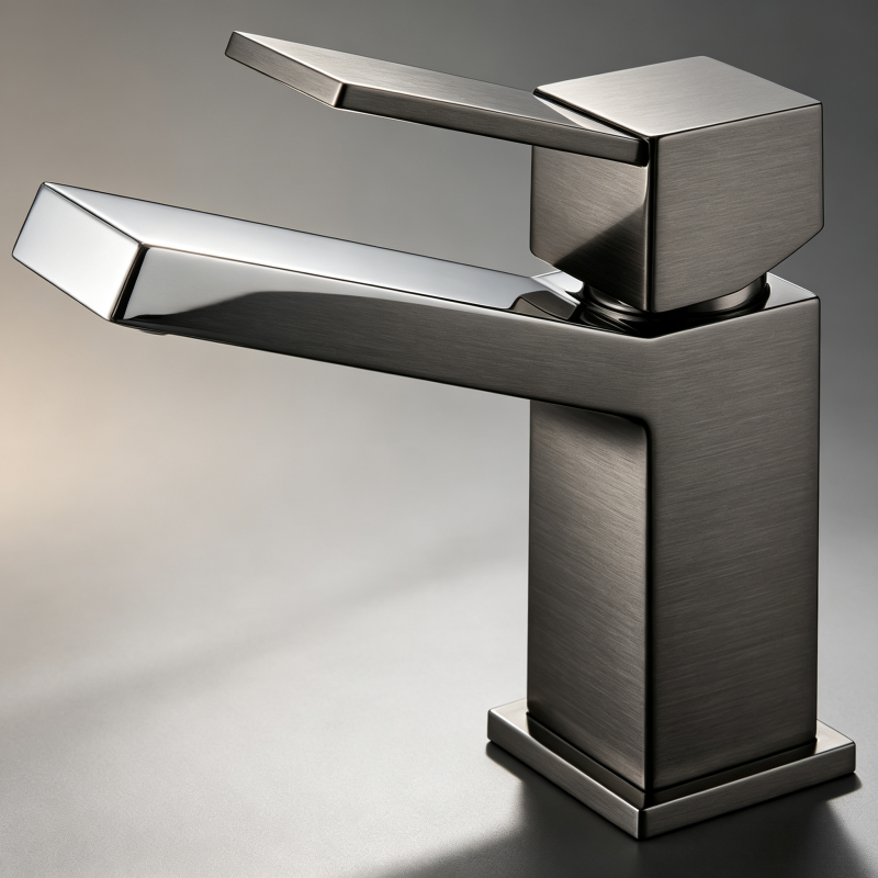مربع واحد لیور بیسن مکسر square single lever basin mixers