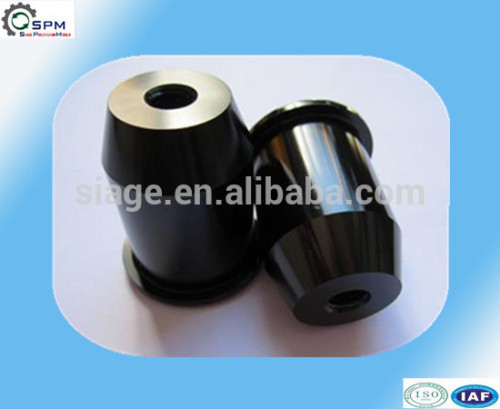 black cnc aluminum anodized trike bike parts with polishing surface