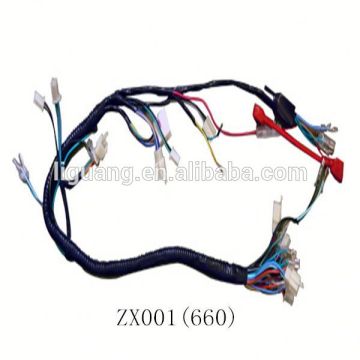 Motorcycle electric wiring harness