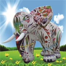 Outdoor Giant Elephant Inflatable Doll with Digital Printing