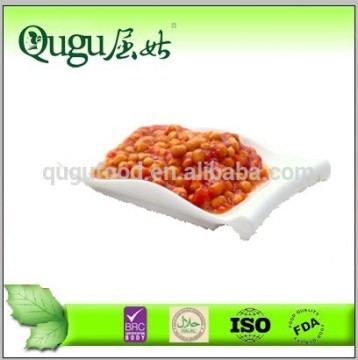 canned soybeans products in tomato sauce with best quality