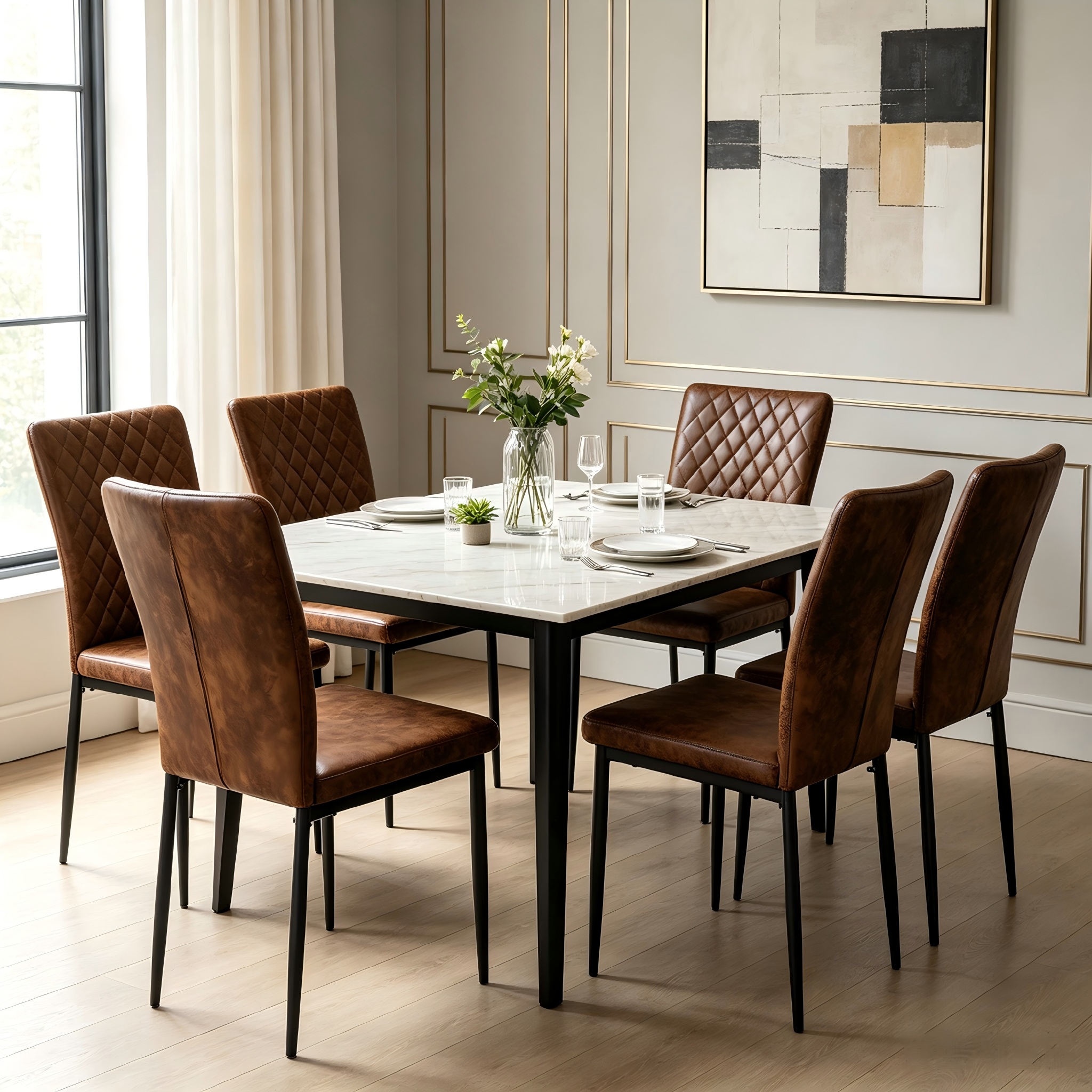 BR-24A10 Стул обеденный TJ-BRN7 BR-24A10 TJ-BRN dining chair7
