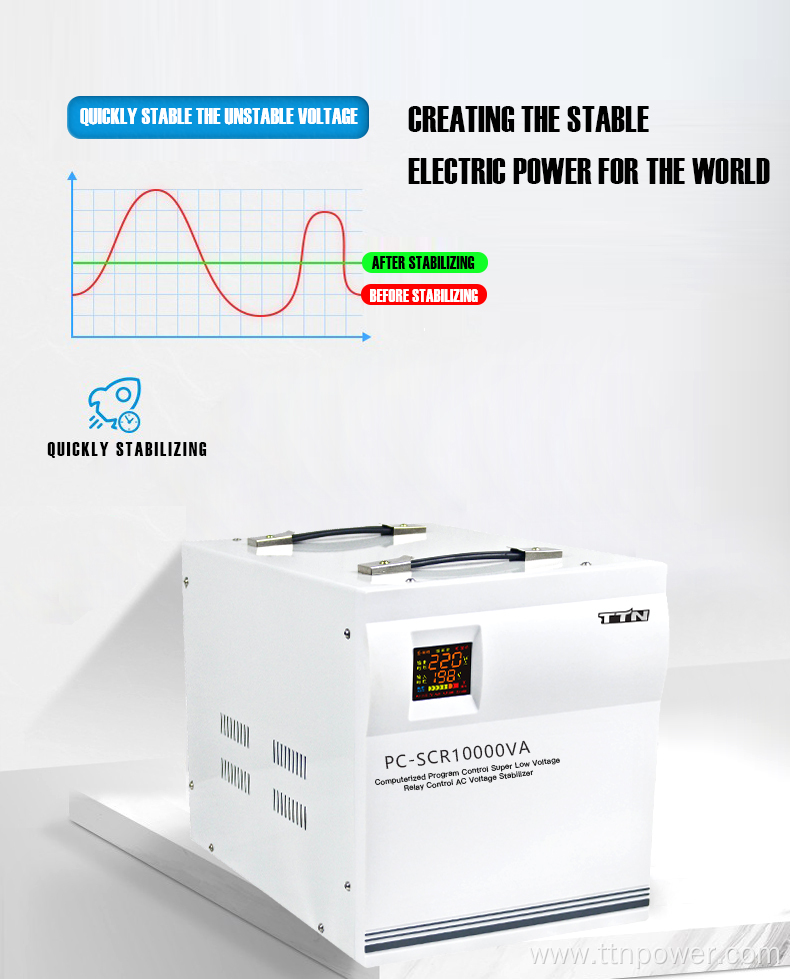 PC-SCR2000VA SCR Static Voltage Stabilizer Price