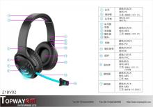 New arrival bluetooth stereo gaming headphone with mic