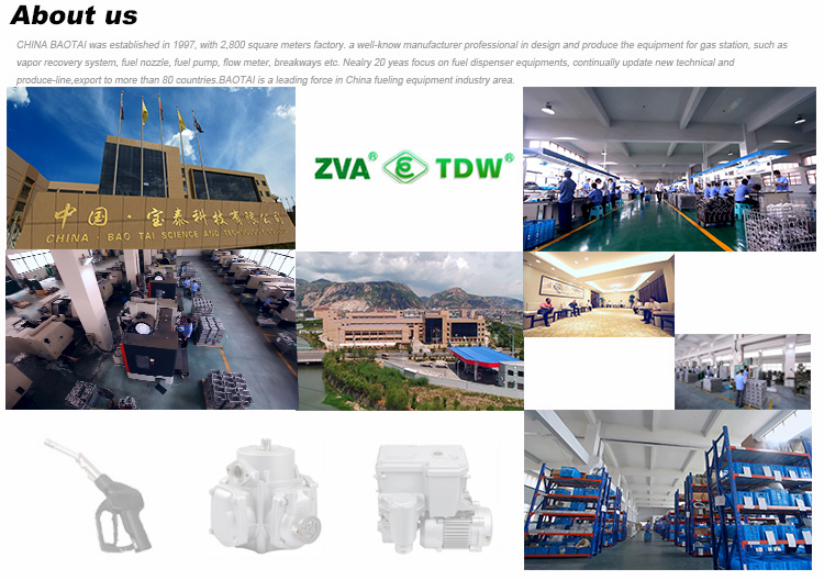High Flow Rate ZVA 32 Automatic Fuel Dispenser Nozzle for Gas Station