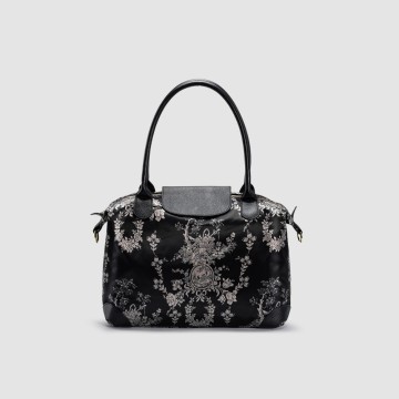 Classic Retro Crossbody Bag with Boho Design