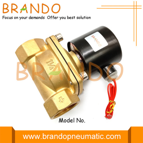 2W Series 2W350-35 1-1 / 4 &quot;Brass Ηλεκτρική ηλεκτρομαγνητική βαλβίδα