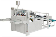 Semi-automatic folder gluer machine